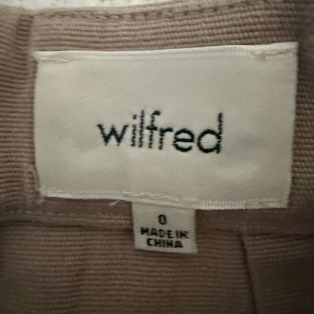 Wilfred Taupe Two-Piece Wrap Crop Top & Midi Skirt - Picture 2 of 3